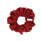Bordeaux Ribbed Scrunchie - ElleaShop