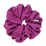 Eggplant Satin Scrunchie