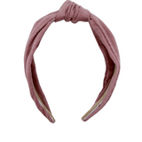 Old Rose Corduroy Knotted Headband