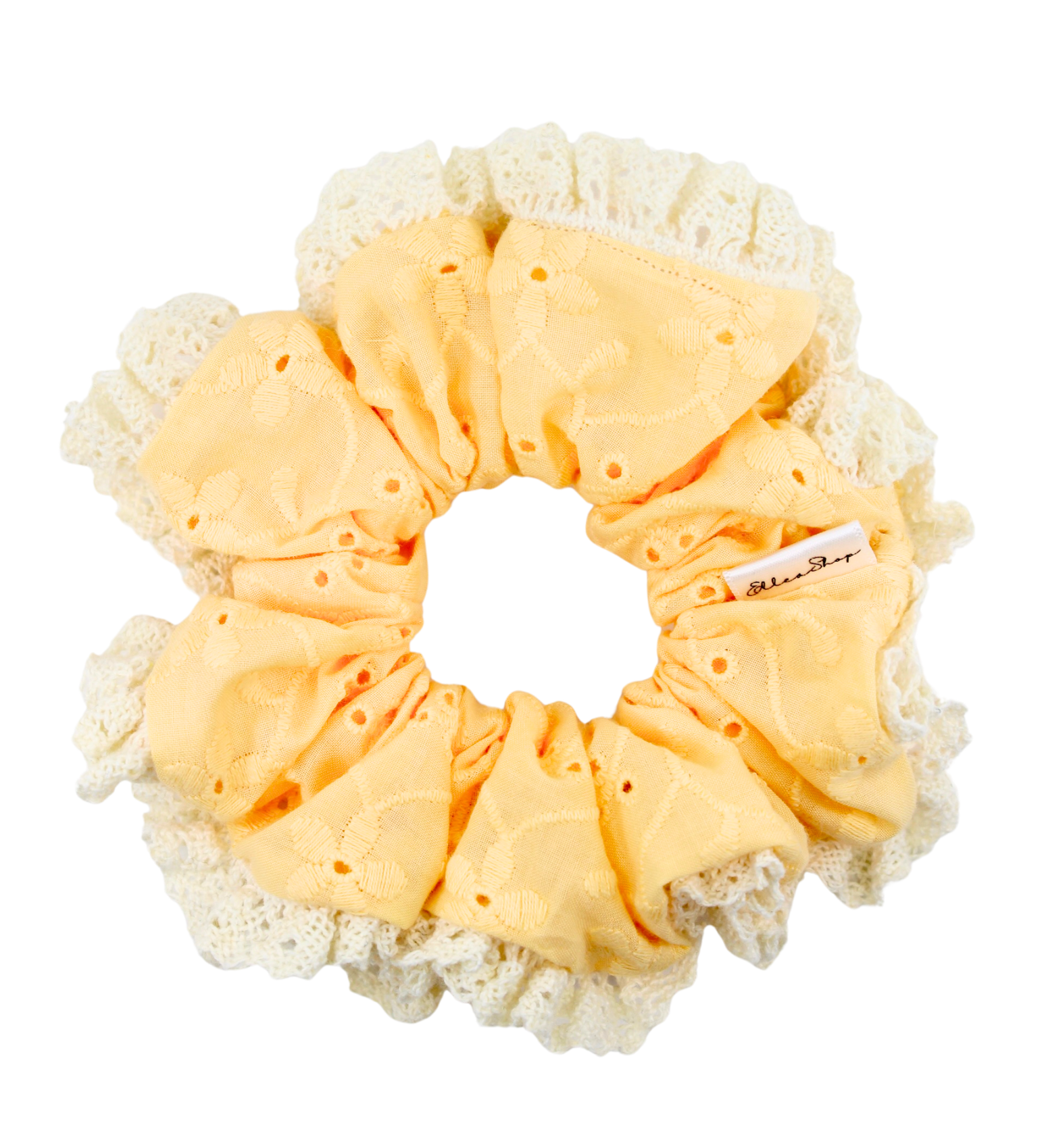 Golden Coast Lace Scrunchie - ElleaShop