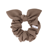 Taupe Bow Scrunchie