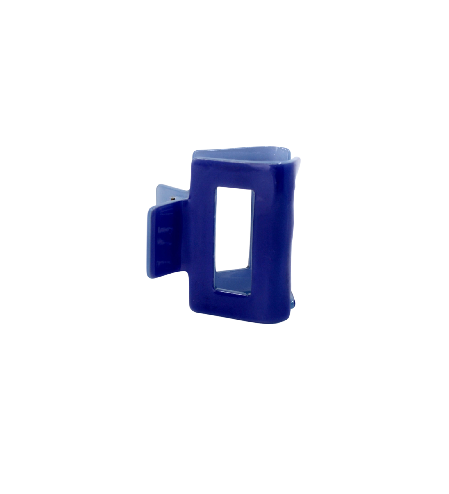 Metallic Blue Mini Claw Clip - ElleaShop