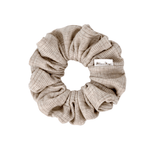 Wheat Stria Scrunchie - ElleaShop
