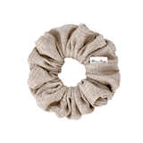 Wheat Stria Scrunchie - ElleaShop