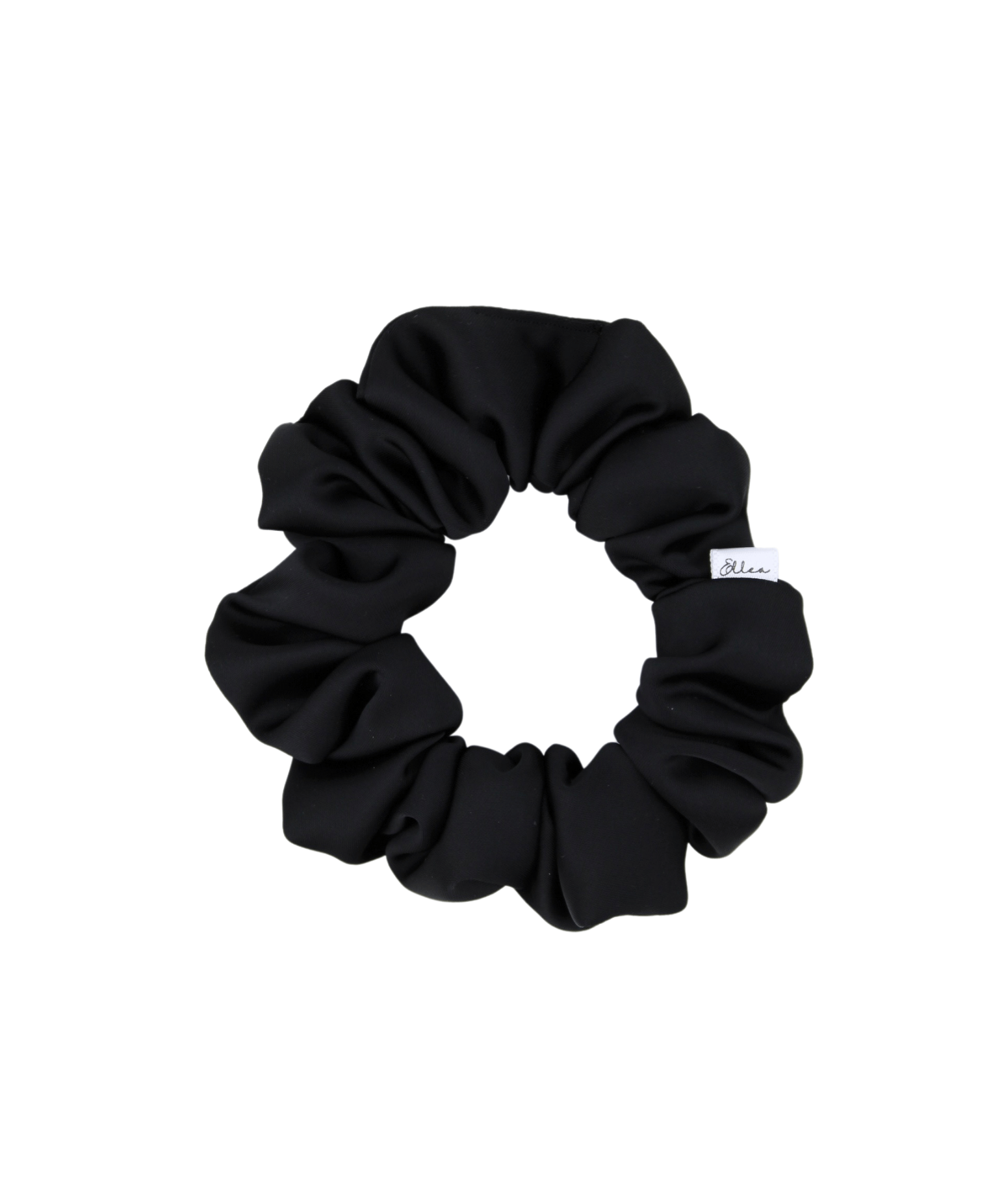 Black Satin Scrunchie