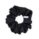 Black Satin Scrunchie