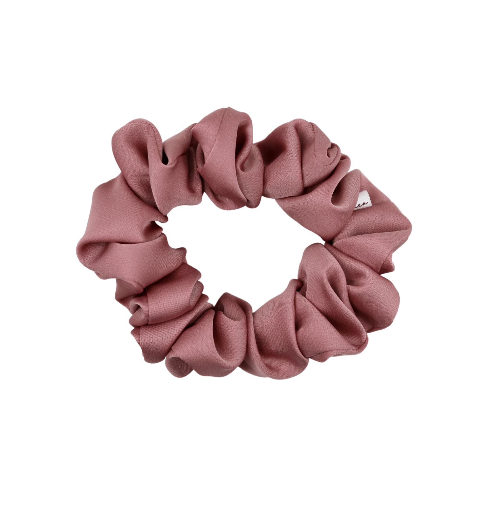 Old Rose Satin Scrunchie - ElleaShop