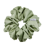 Sage Satin Scrunchie - ElleaShop