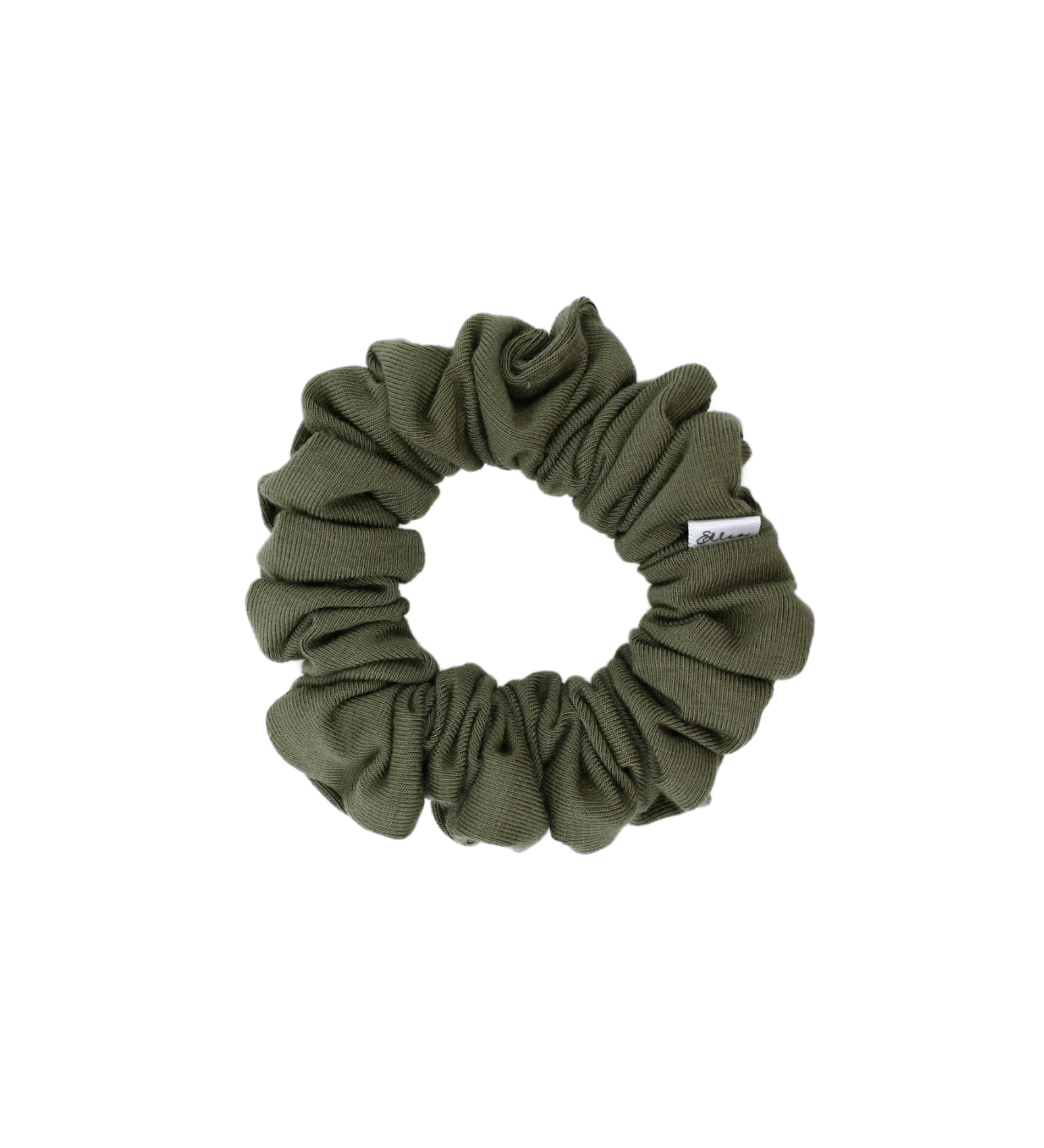 Army Green Bamboo Scrunchie