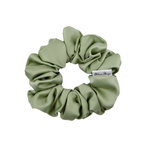 Sage Satin Scrunchie - ElleaShop