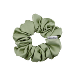 Sage Satin Scrunchie - ElleaShop