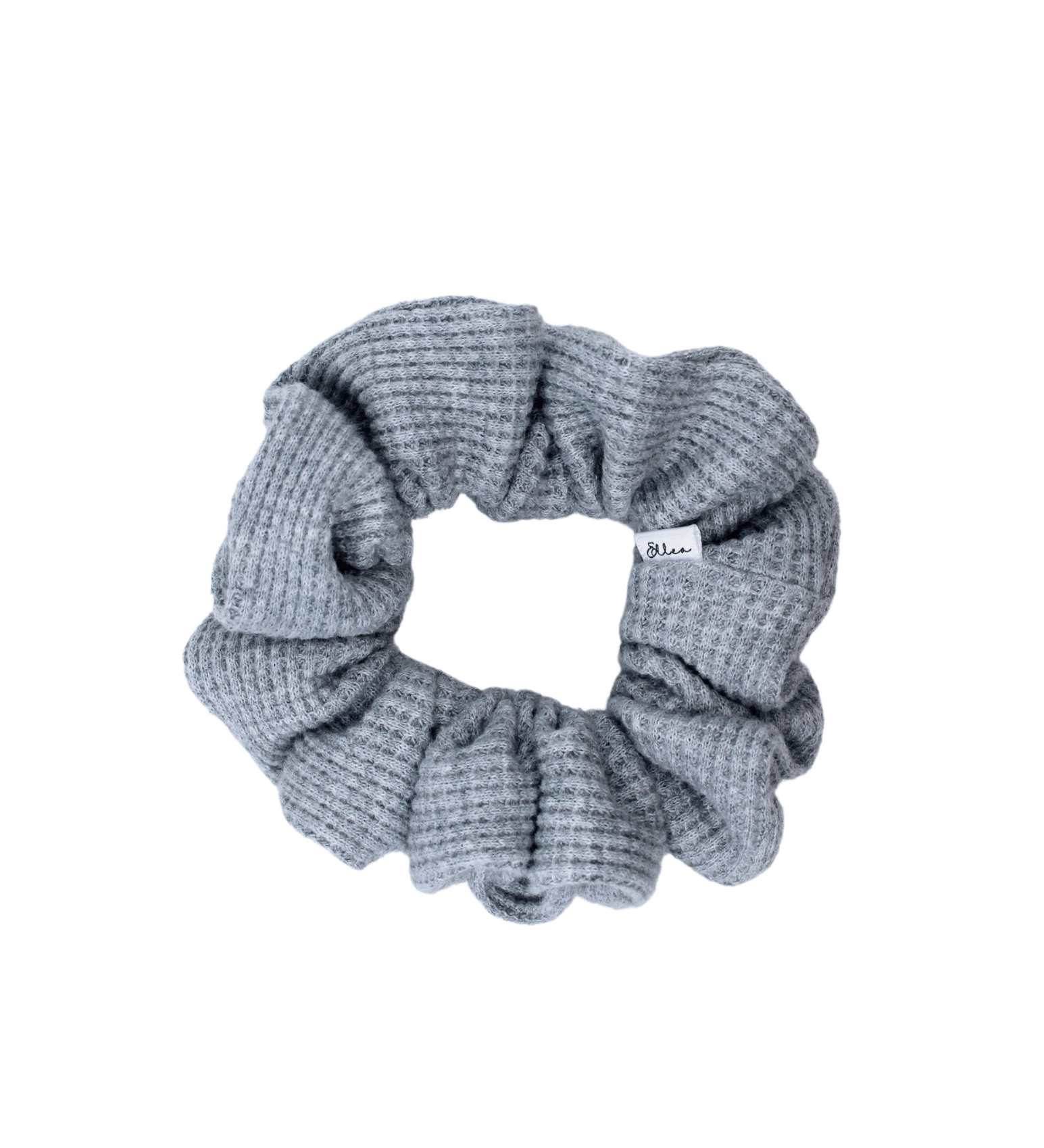 Grey Waffle Scrunchie