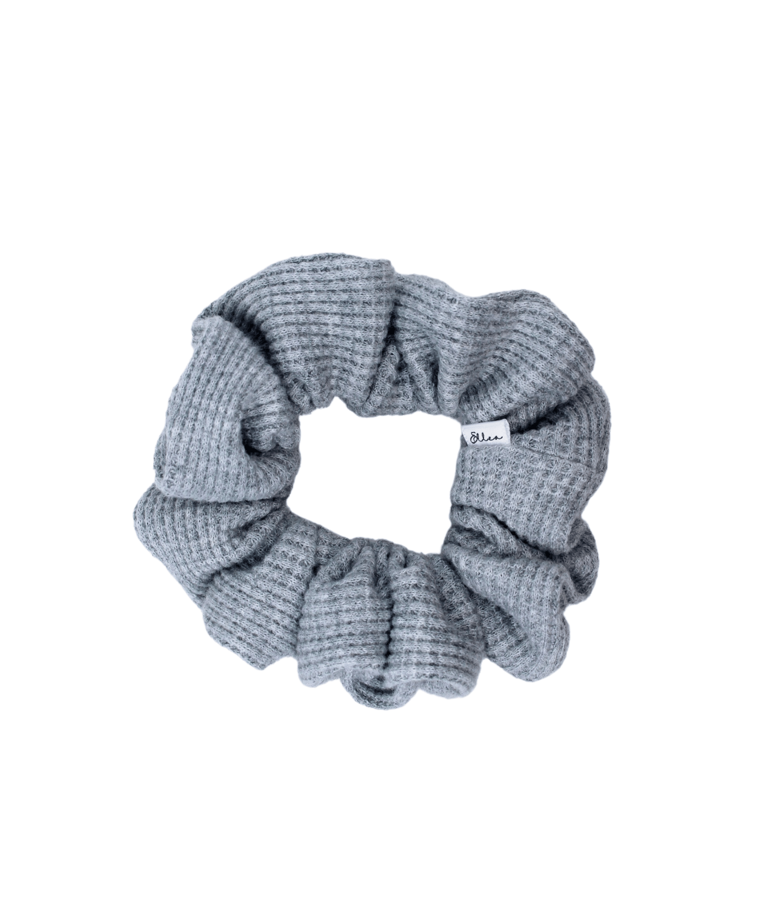 Grey Waffle Scrunchie