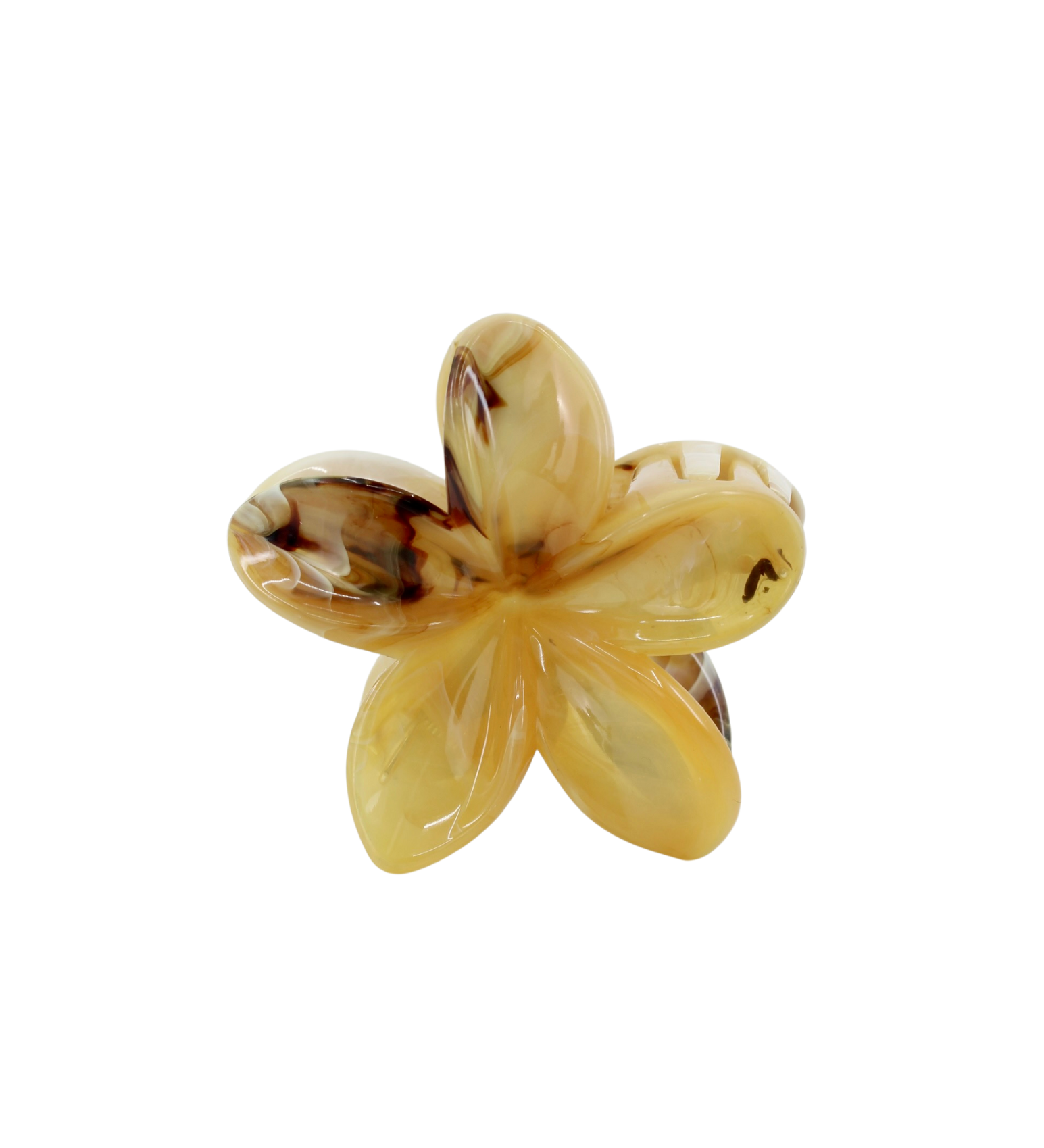 Honey Amber Flower Claw Clip - ElleaShop