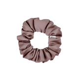 Rose Tan Satin Scrunchie