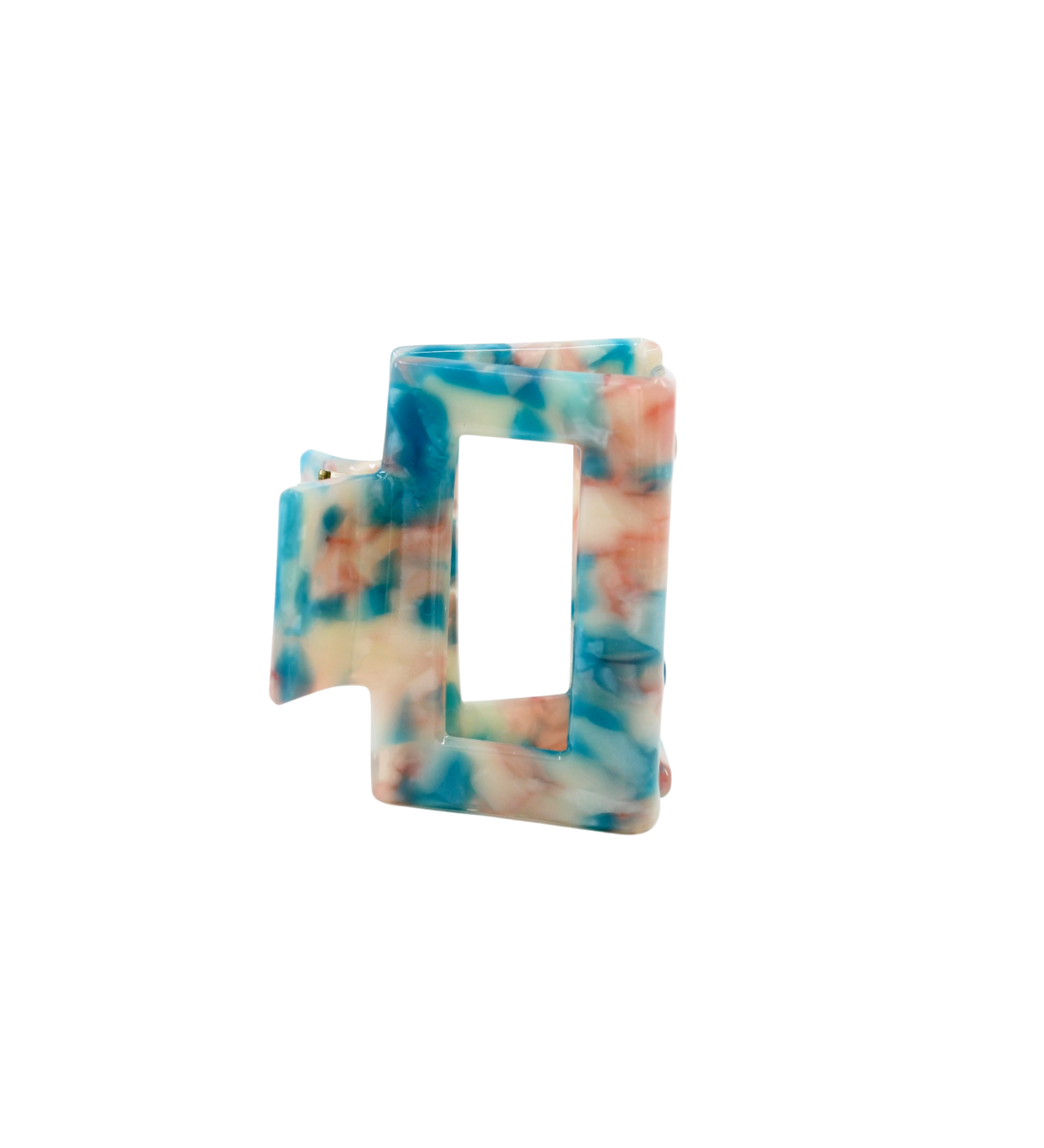 Blush Lagoon Mini Claw Clip - ElleaShop