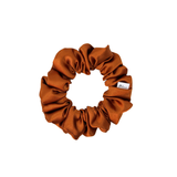 Copper Shiny Satin Scrunchie