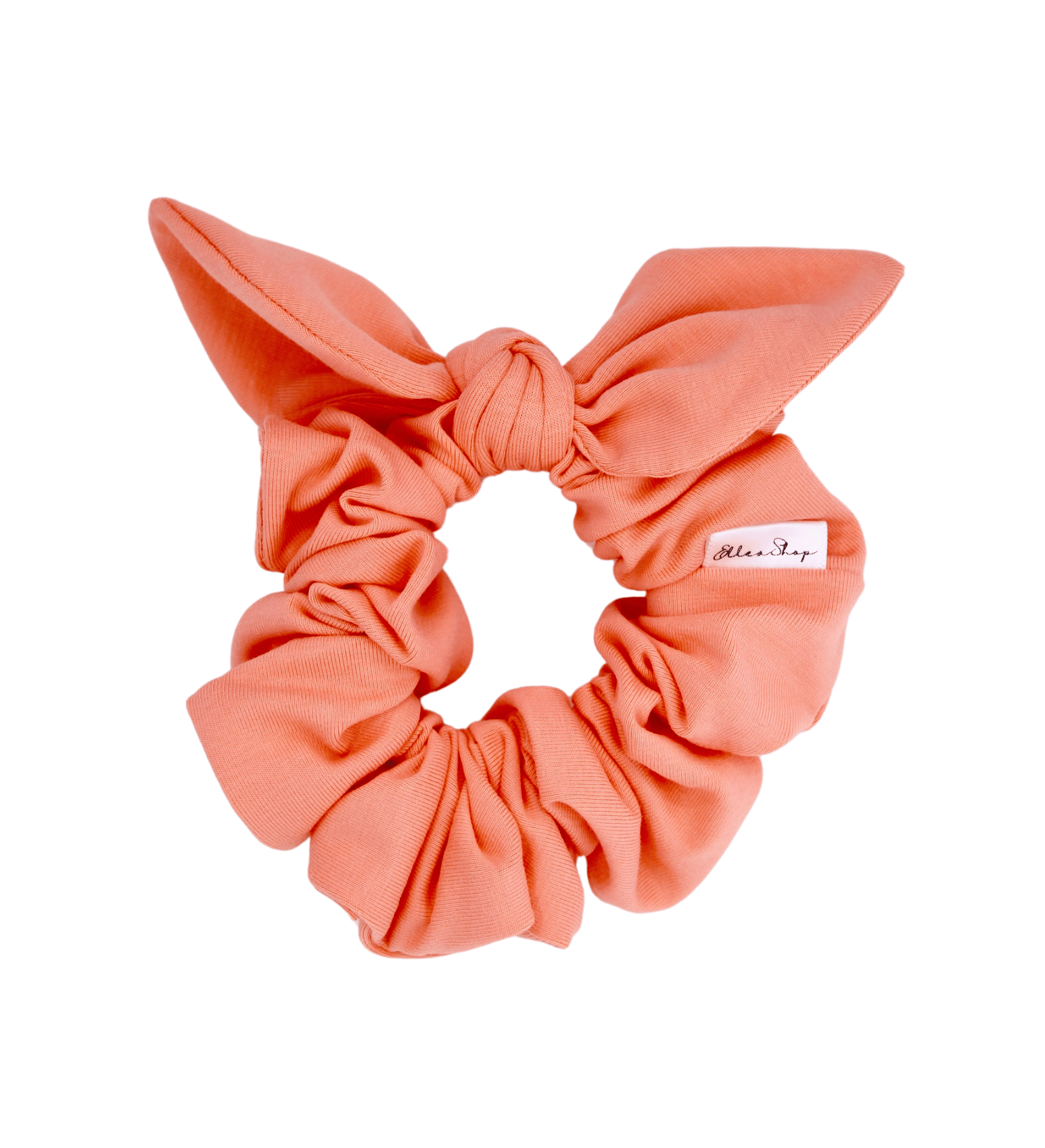 Papaya Bow Scrunchie - ElleaShop