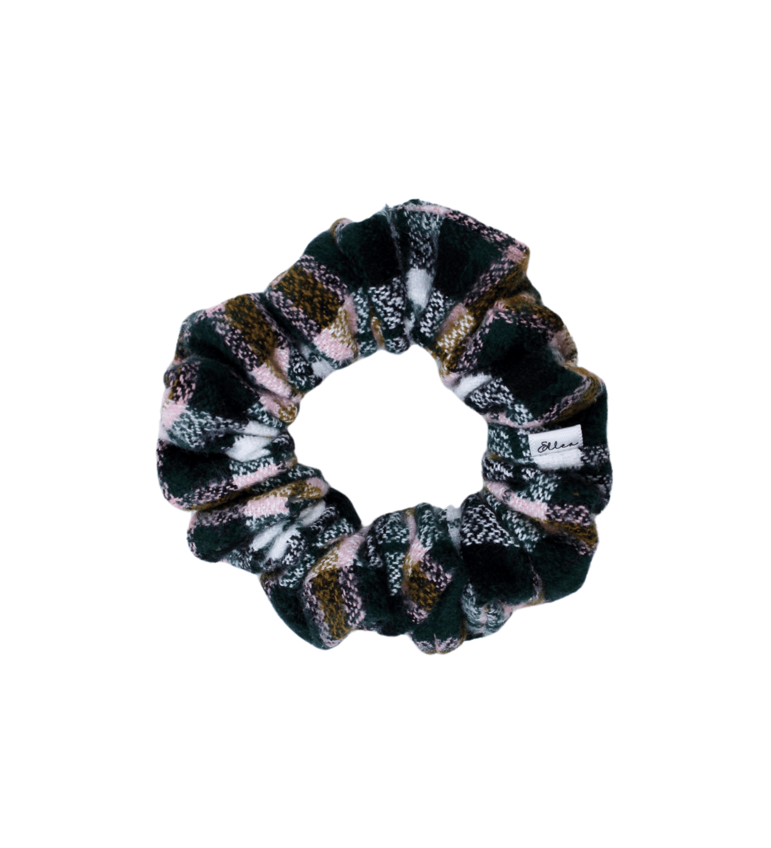 Forest Plaid Scrunchie