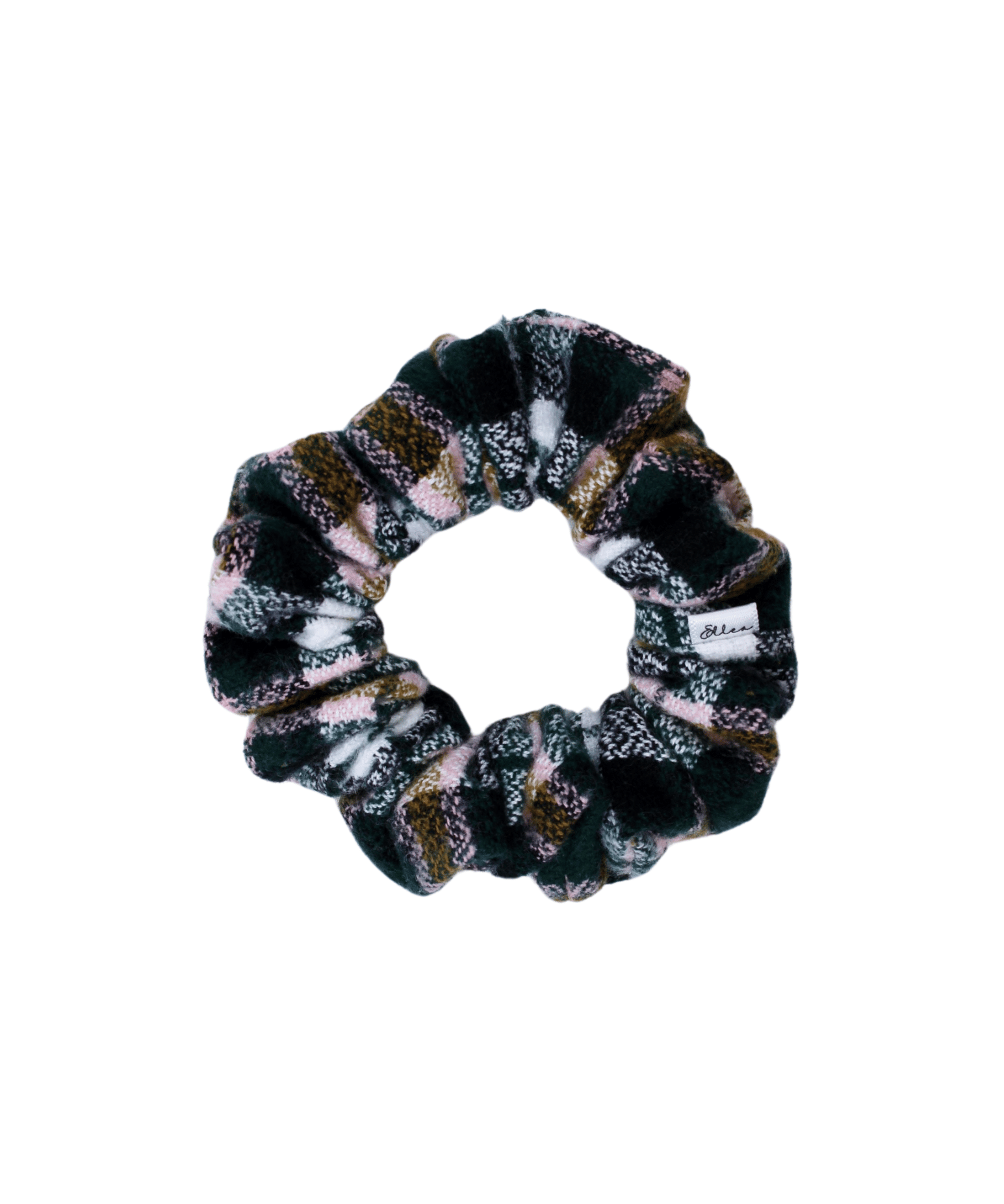 Forest Plaid Scrunchie