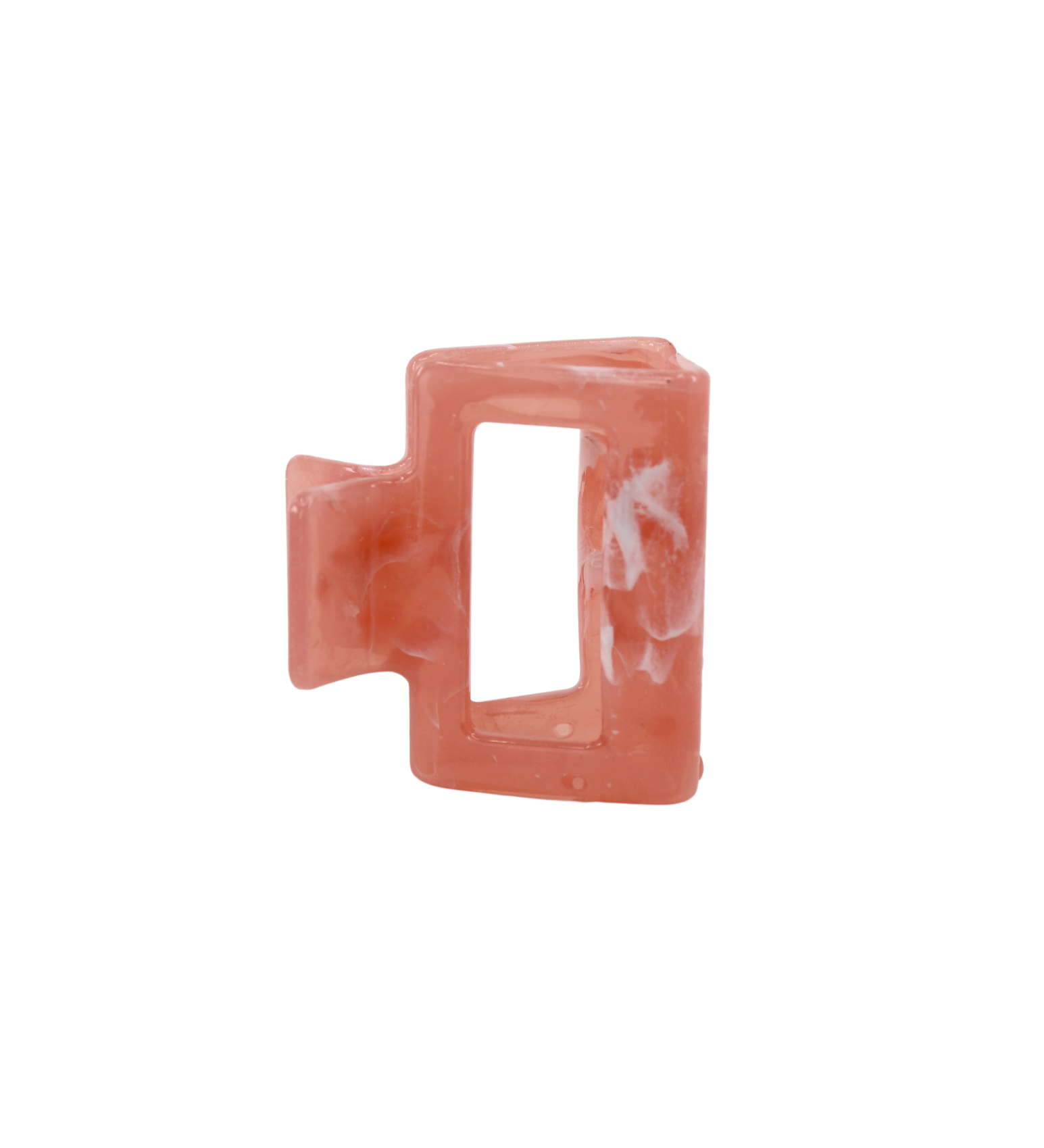 Soft Peach Mini Claw Clip - ElleaShop