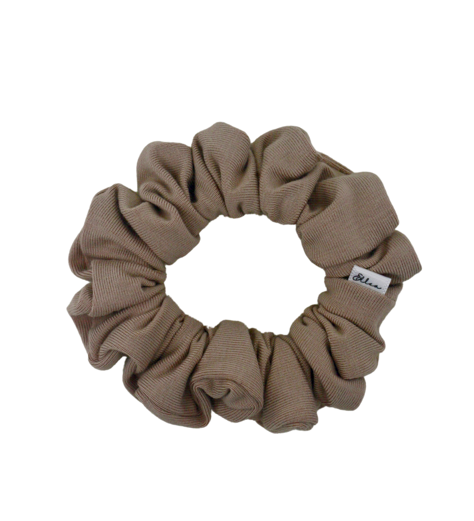 Cream Jersey Scrunchie - ElleaShop