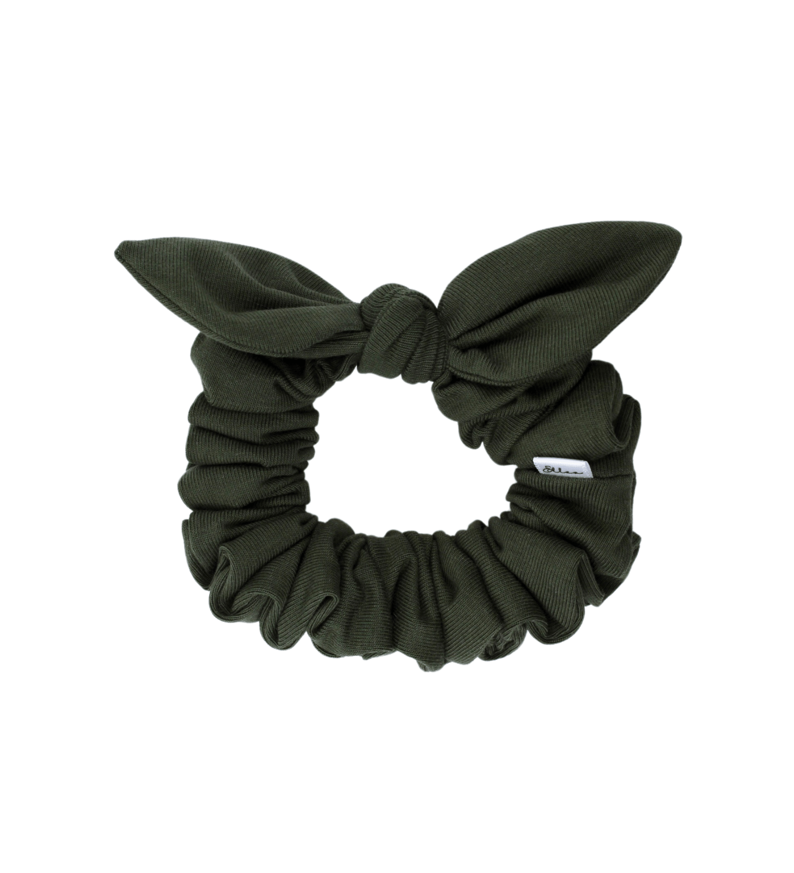 Khaki Bow Scrunchie