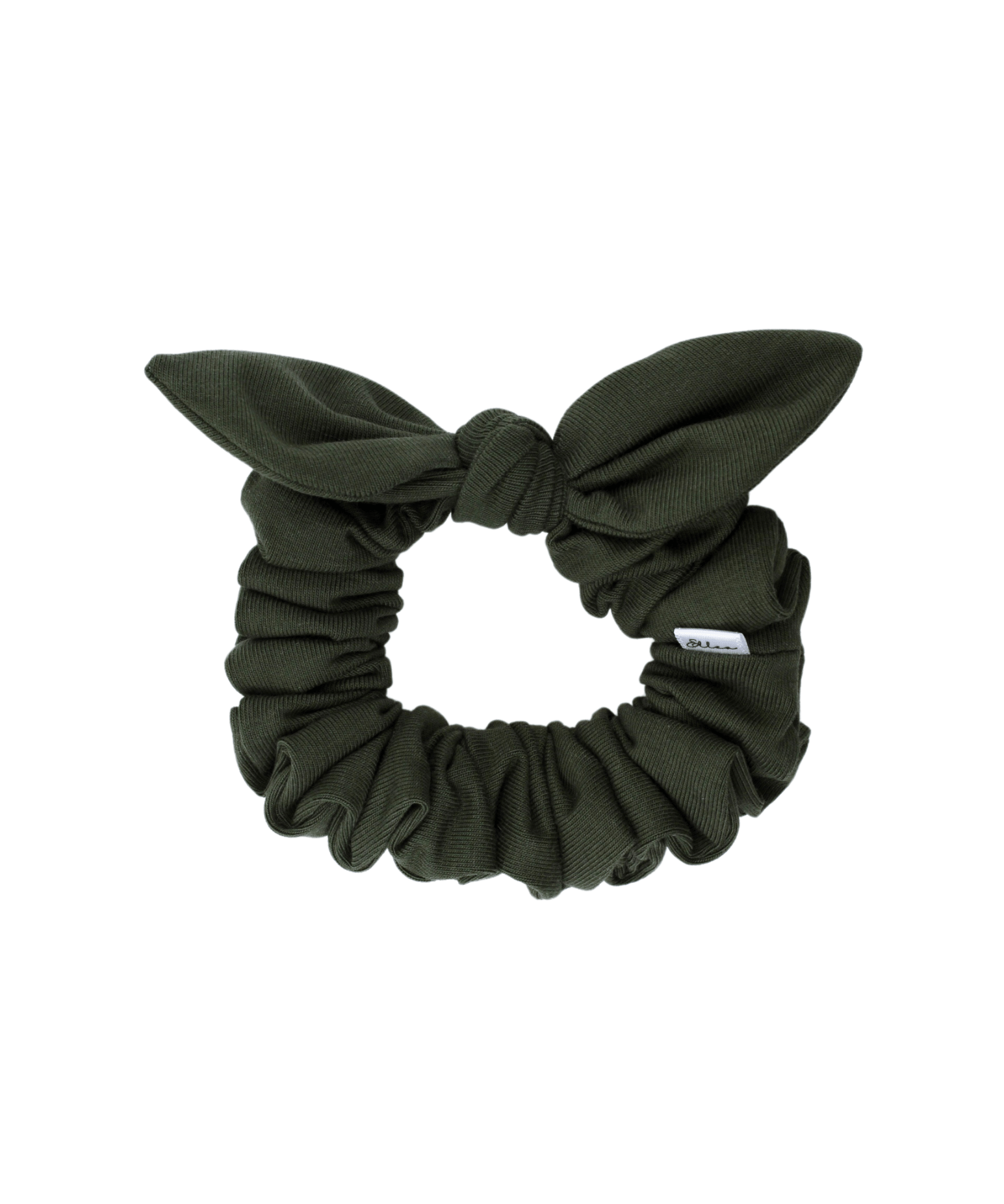 Khaki Bow Scrunchie