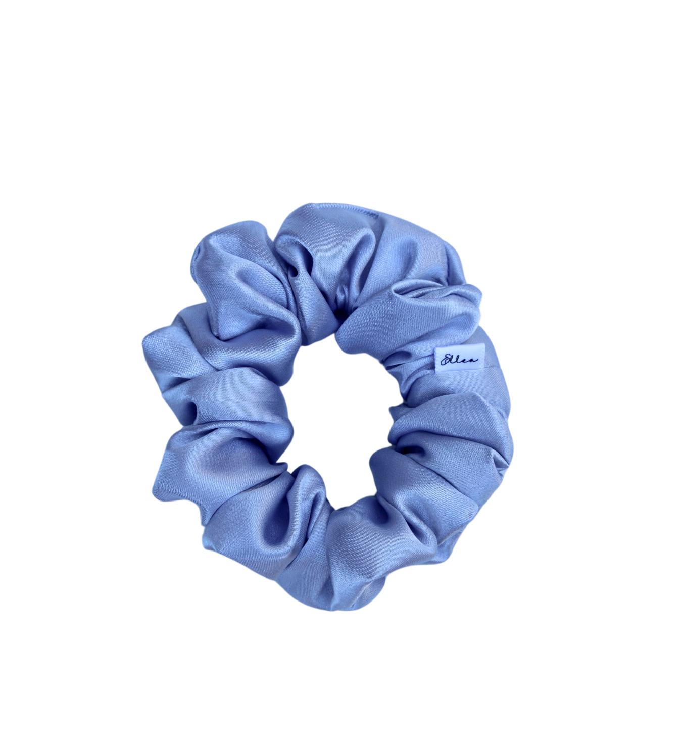 Periwinkle Satin Scrunchie