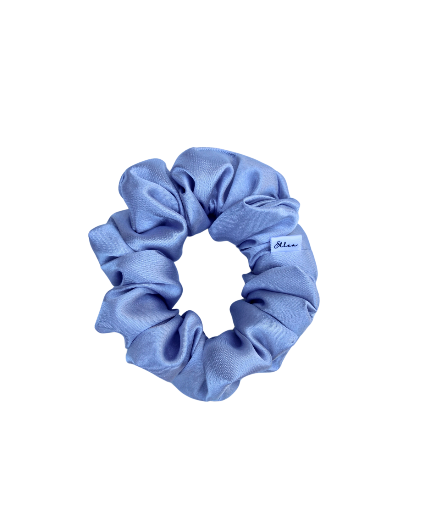 Periwinkle Satin Scrunchie