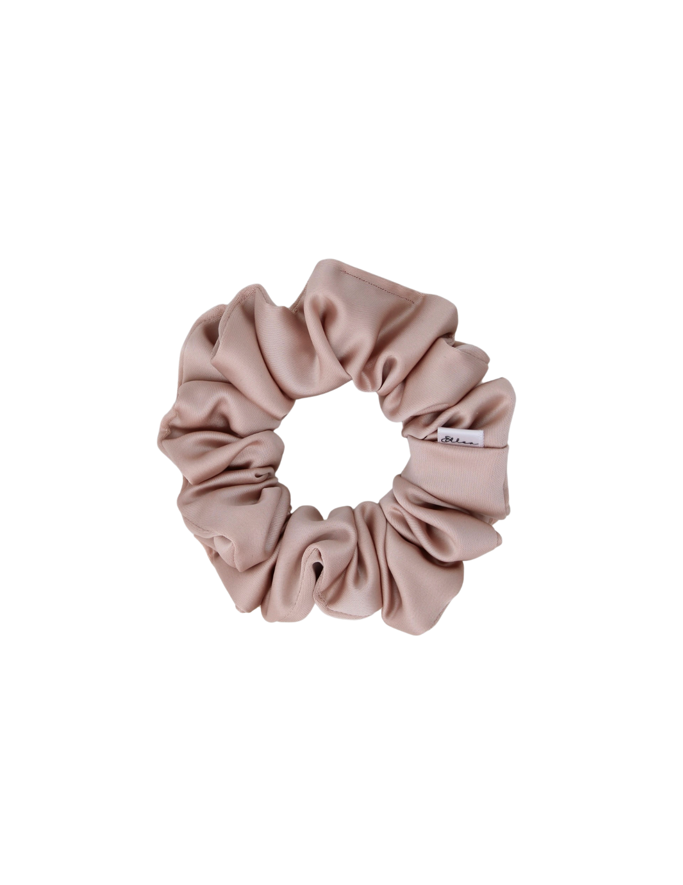 Soft Pink Luxe Satin Scrunchie - ElleaShop