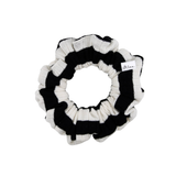 Black Stripes Ribbed Scrunchie - ElleaShop