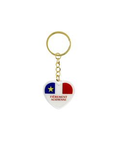 Fièrement Acadienne Keychain - ElleaShop