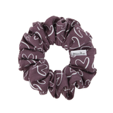 Purple Hearts Scrunchie - ElleaShop