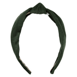 Khaki Corduroy Knotted Headband