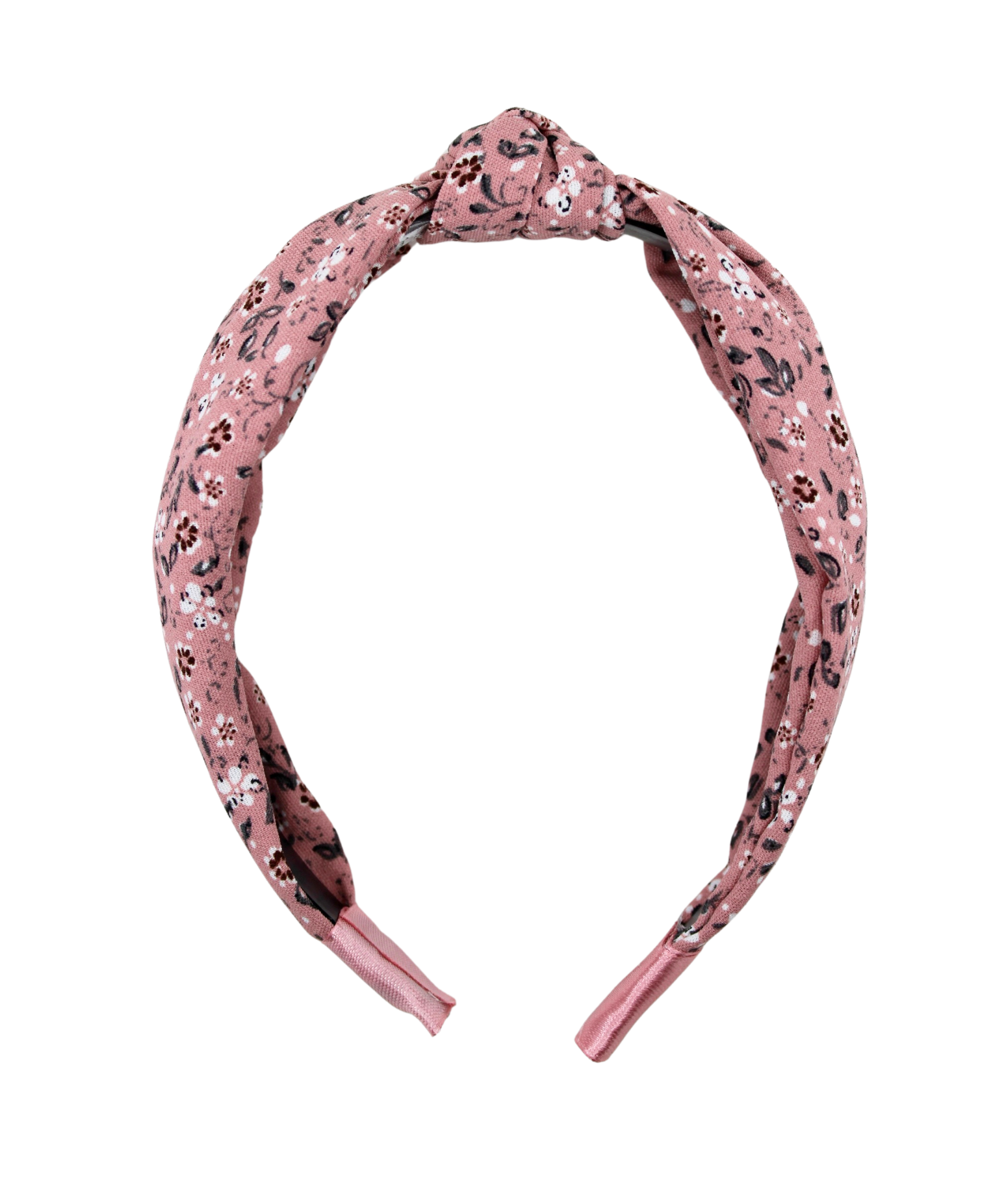 Old Rose Flowers Knotted Headband - ElleaShop