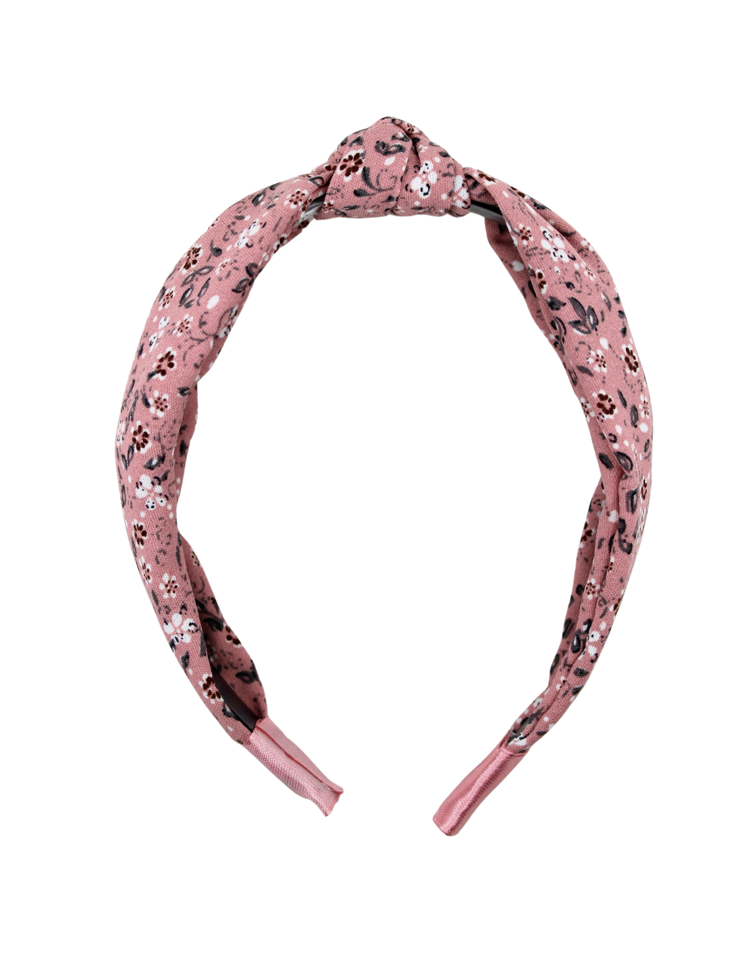 Old Rose Flowers Knotted Headband - ElleaShop