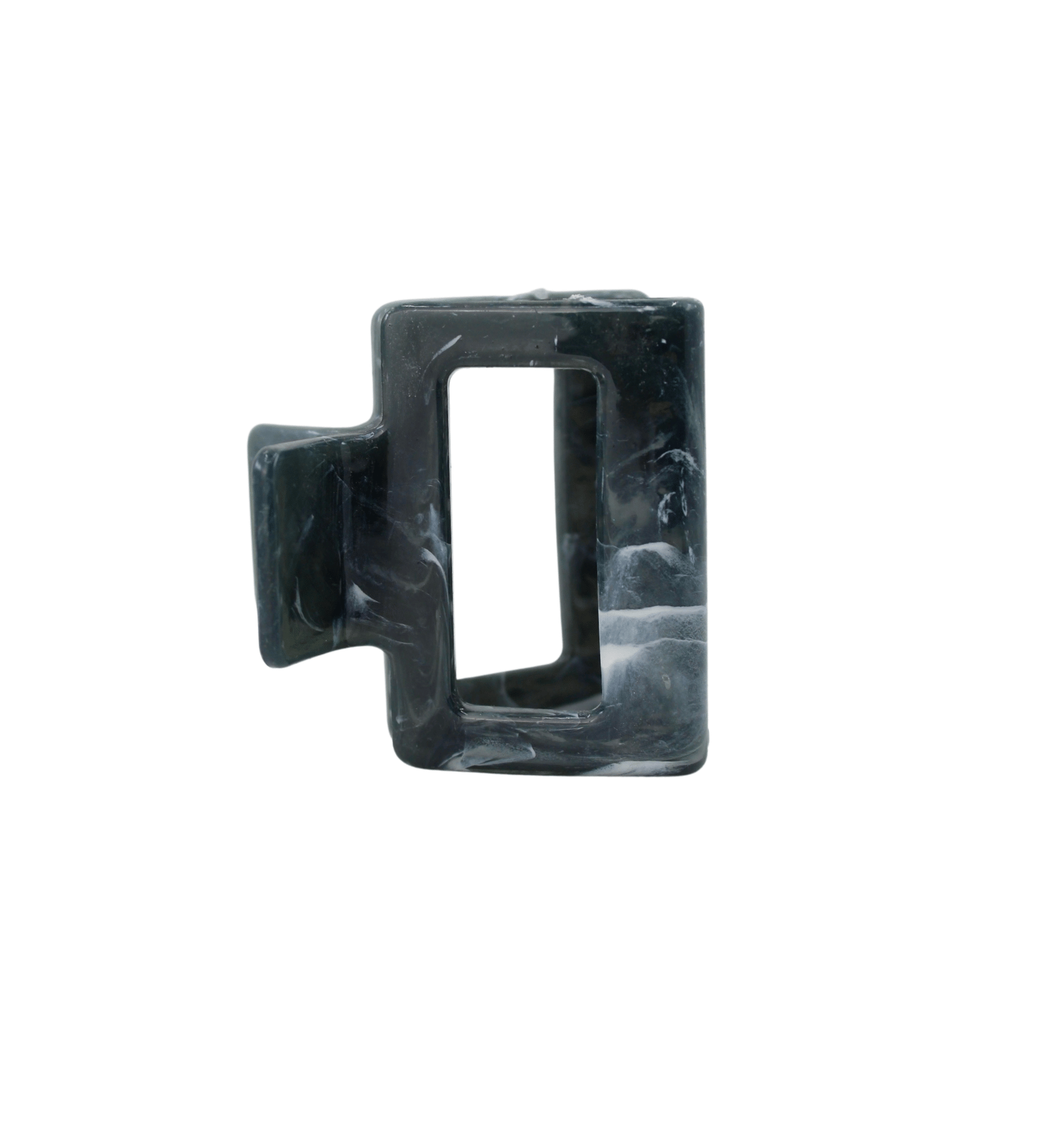 Stormy Grey Mini Claw Clip - ElleaShop