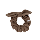 Taupe Bow Scrunchie