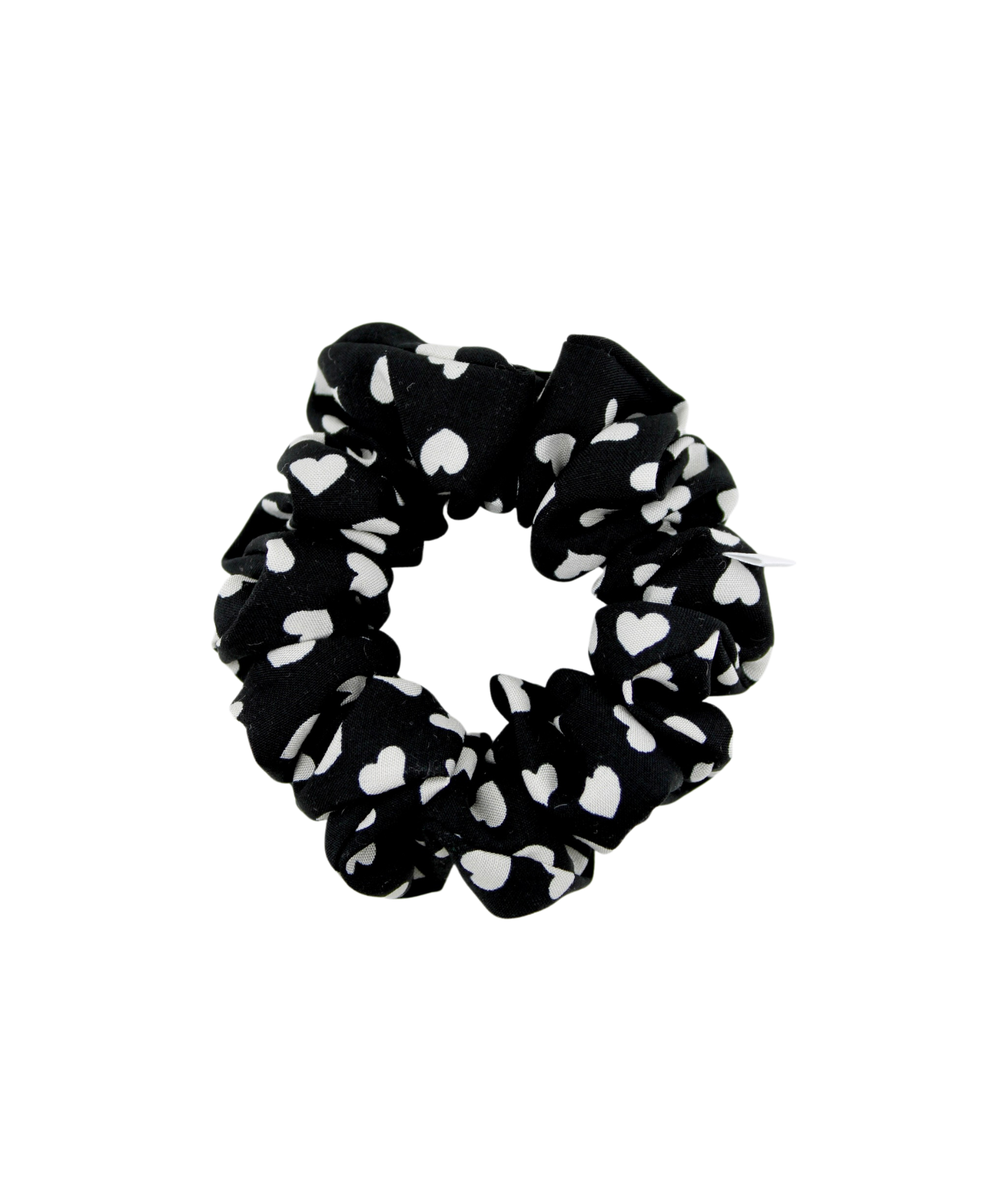 Heartfelt Black Scrunchie
