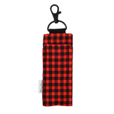 Black & Red Lip Balm Keychain