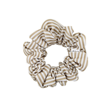 Beige Stripes Sport Scrunchie - ElleaShop