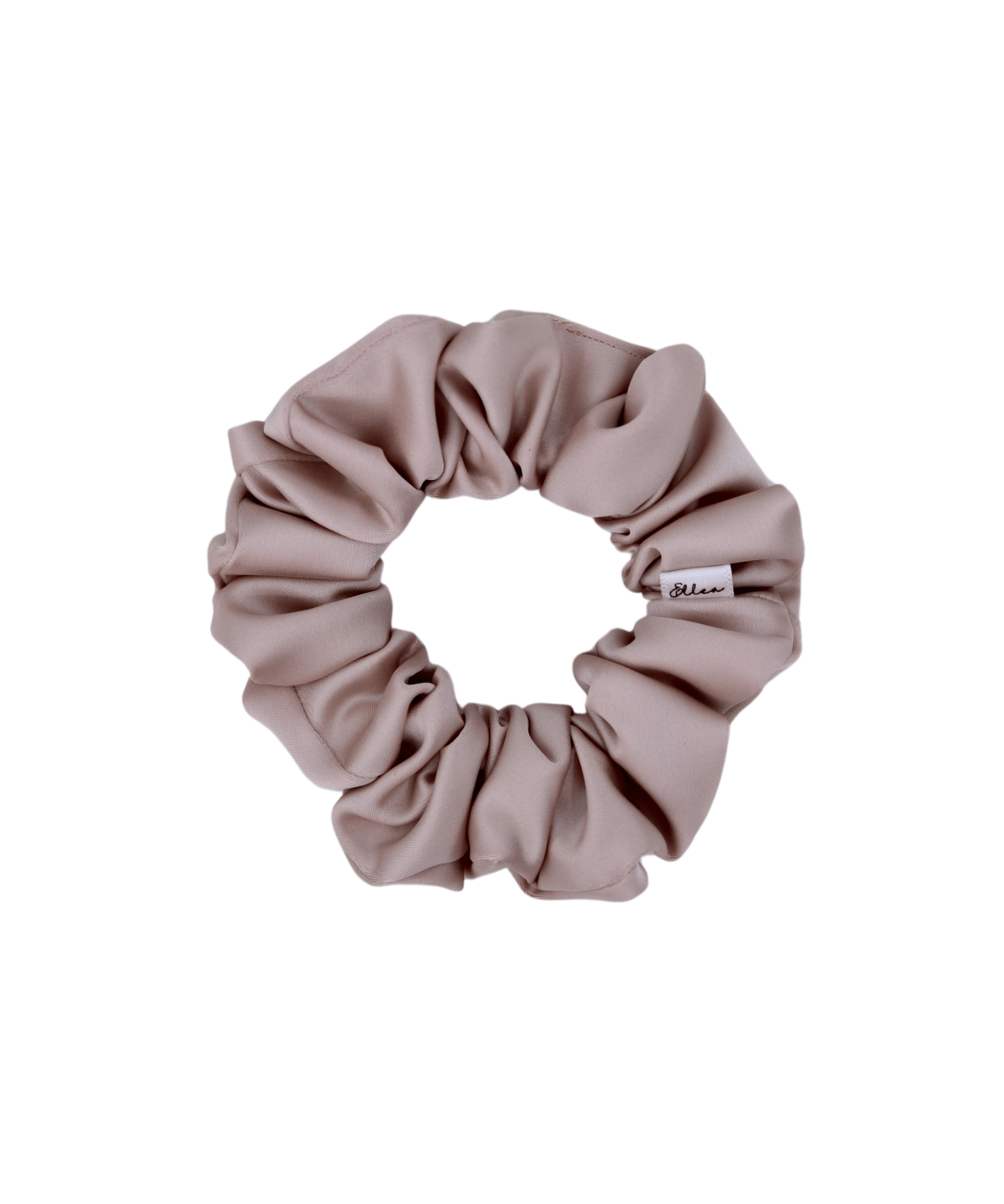 Soft Pink Satin Scrunchie