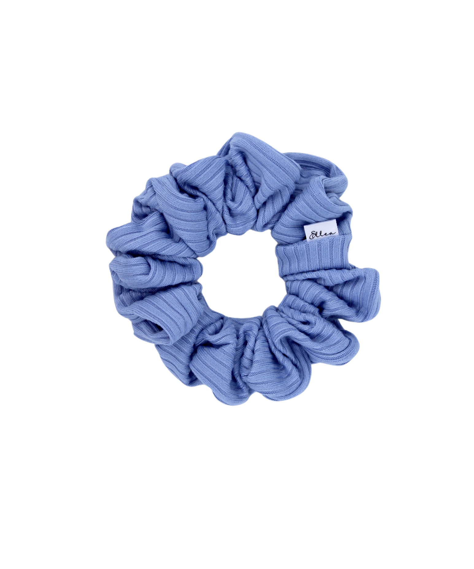 Periwinkle Ribbed Scrunchie