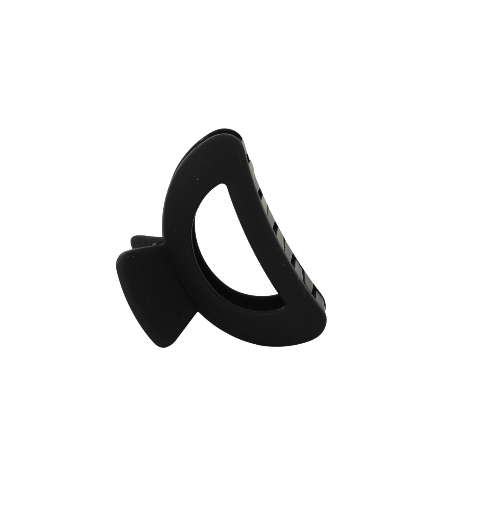 Black Crescent Mini Claw Clip - ElleaShop