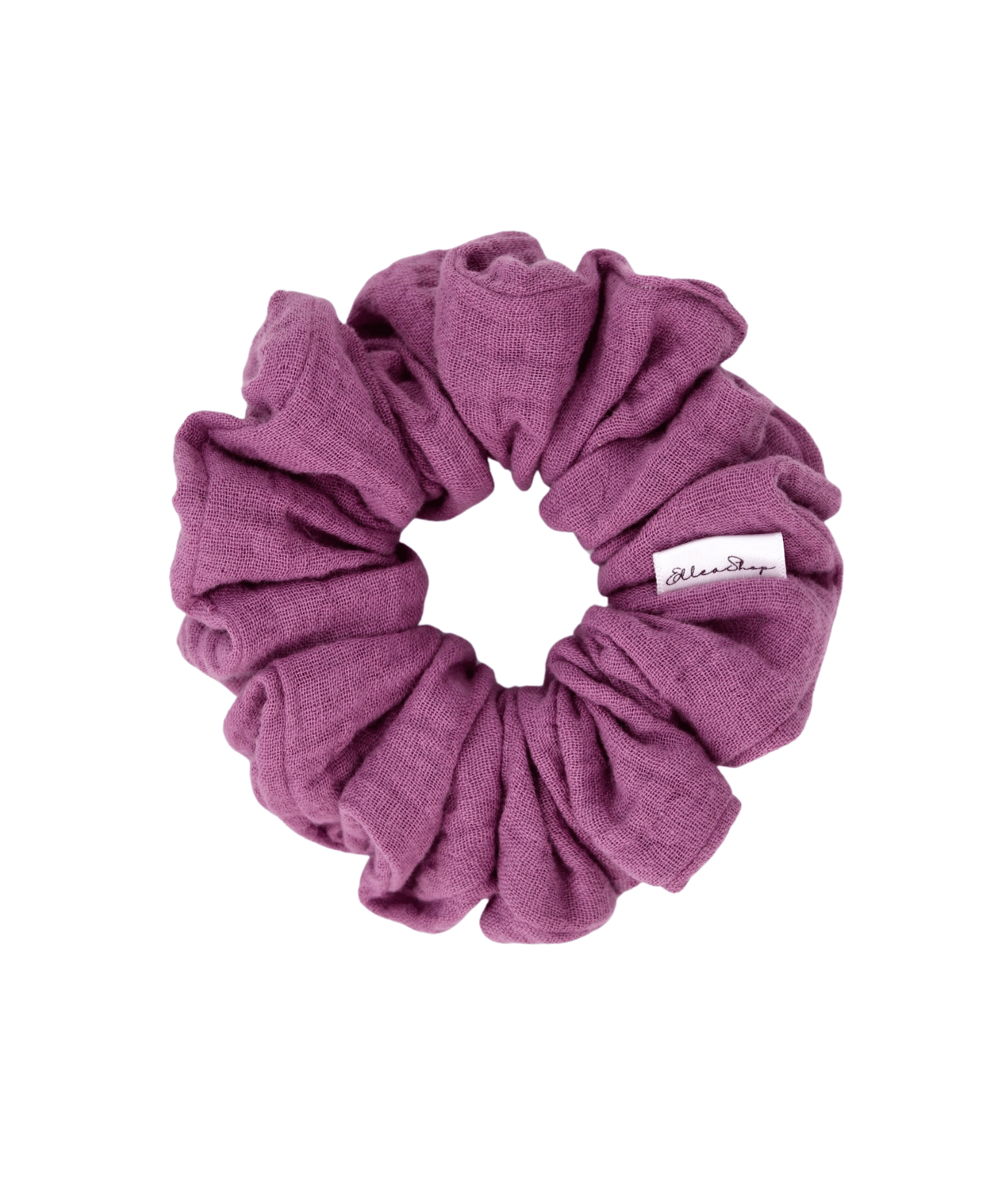 Raspberry Muslin Scrunchie - ElleaShop
