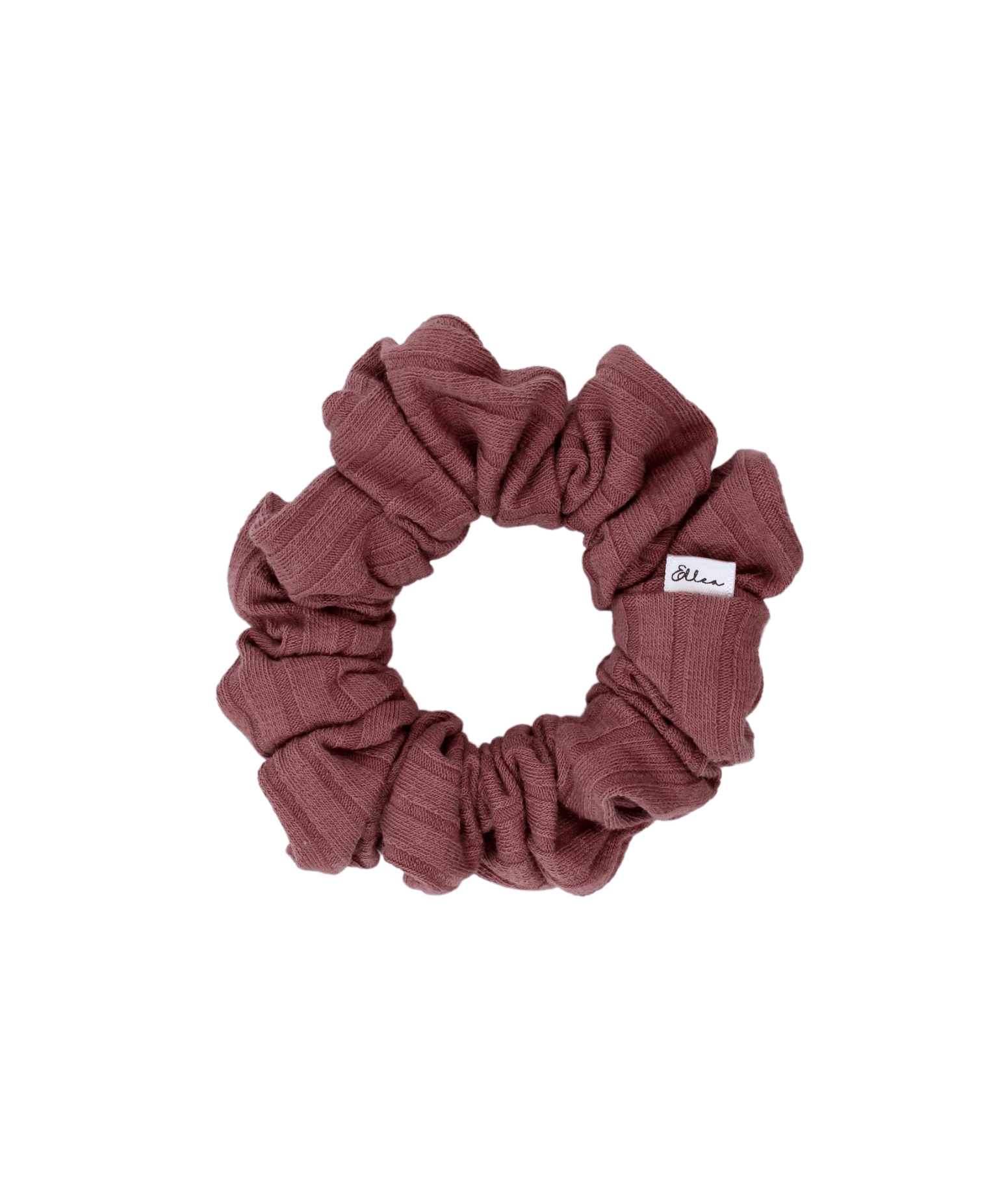 Mauve Wide Ribbed Scrunchie