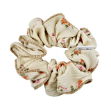 Vintage Flowers Ripple Scrunchie - ElleaShop