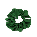 Evergreen Satin Scrunchie - ElleaShop