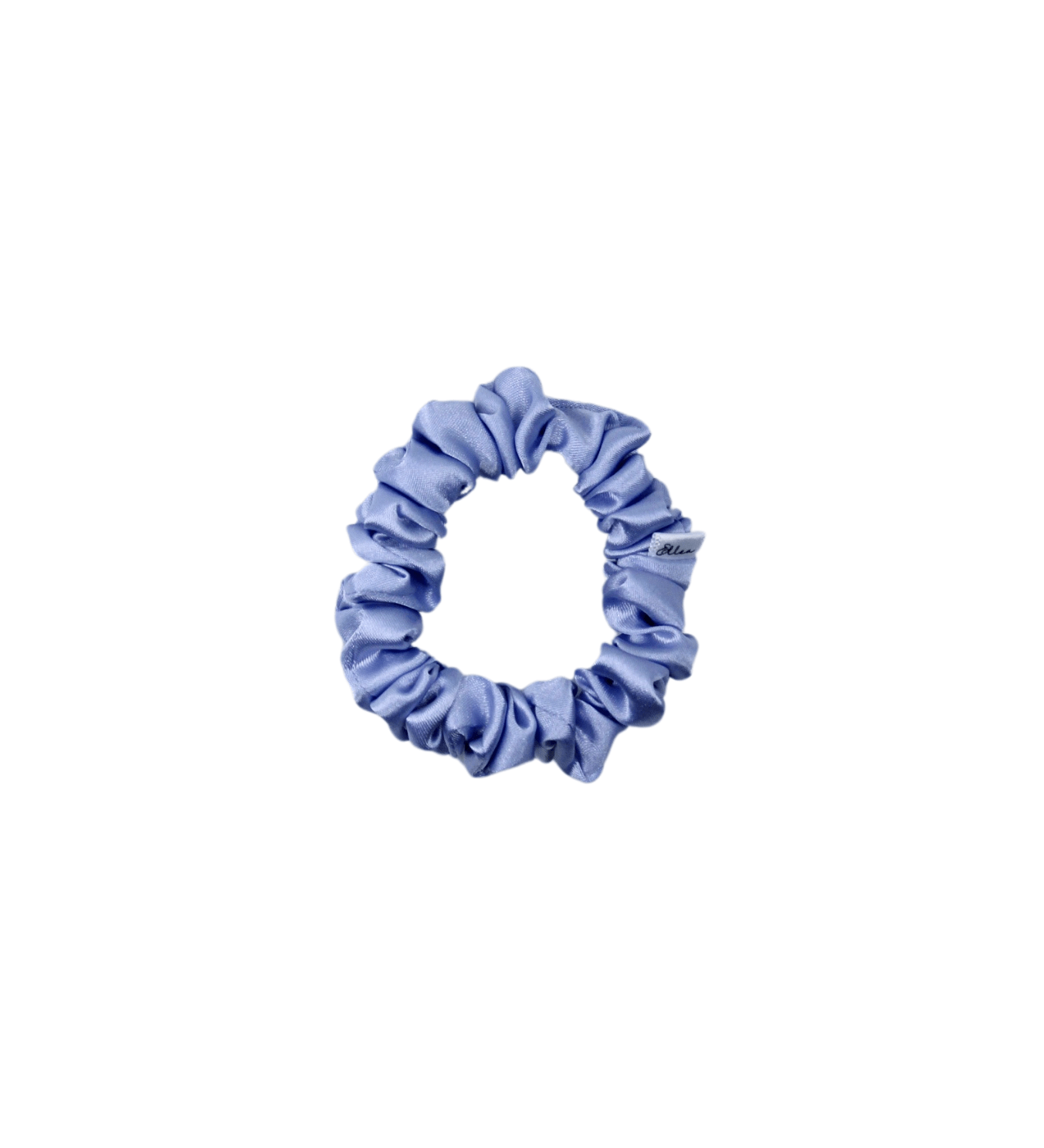 Periwinkle Satin Scrunchie